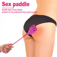 HotX Pink Premium Leather Cosplay Bondage Whip Spanking Rods Fetish Horse Riding Flogger BDSM Sex Paddles Toys for Couples Women