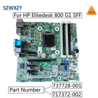 SZWXZY USED For HP Elite 800 G1 SF Desktop Motherboard 737728-001 737728-601 717372-002 Q87 DDR3 LGA 1150 100% Tested