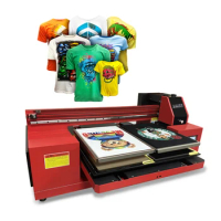 DOMSEM Direct To Garment Inkjet DIY T shirt cotton Fabric Printing Machine Smart Automatic digital DTG inkjet Printer