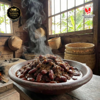 Rendang Basah Kacang Merah 500 gram Rendang Sabana Padang