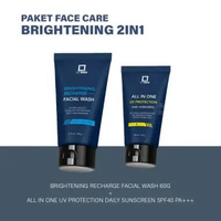 Paket LT Men Skincare For Men - Paket Perawatan Lengkap Untuk Pria Daily Acne Brightening Face Care 