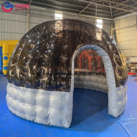 For Hot Tub Cover Igloo Inflatable Dome Tent Outdoor Bubble House