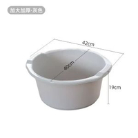 加厚加大帶滾輪按摩足浴盆居家養身簡約式足浴按摩塑膠盆腳盆