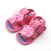 Girls Sandals Summer Newborn Baby Shoes Flowers Soft Sole Outdoor Beach Sandals Toddler Shoes For Girls Sneakers