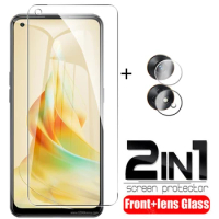 2in1 Tempered Glass Case For Oppo Reno8 T 4G Screen Protector Opo Reno 8 T 8T T8 4G Reno8T 6.43inch Camera Lens Protective Films