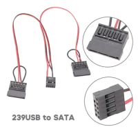 239USB to Power Cord for Itx Motherboards USB 9pin to 2.5inch Laptop 22AWG Wires Professional Power 