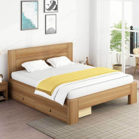 實木床現代簡約1.8m雙人床主臥1.5米單人床1.2米出租房經濟板式床 床架/單人床架/床架雙人/床架 雙人 日式/單人加大床架/實木床架 雙人/實木床架/床板/雙人床架/床底/標準床/單人床/雙人床