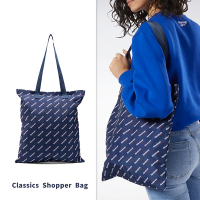 Reebok 手提袋 Classics Shopper Bag 藍 Logo 肩背包 購物袋 托特包 休閒 ED6894