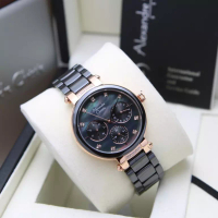 Alexandre Christie Alexandre Christie 2376 Jam Tangan Wanita Black Original