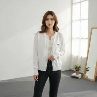 LOXLO Cardigan Rajut Naomi Pita Korean Style - Cardigan Pita Polos - Cardigan Ribbon Coquette
