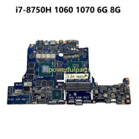 For Dell Alienware 15 R4 17 R5 Motherboard DDR51 LA-F551P 0D3R1D i7-8750H 1060 1070 6G 8G Working Good