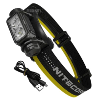 2024 NITECORE NU40 1000 LMs Light Weight High Capacity Built In Li-ion Rechargeable Battery Headlamp Gear Outdoor Camping Search