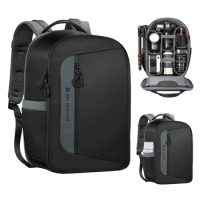K&amp;F CONCEPT Camera Backpack Photography Bag Side Open Available for DSLR Camera/Lens/Tripod/15.6-inch Laptop/Water Bottle/Drones