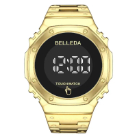 Jam Tangan BELLEDA  BELLEDA 9420 TOUCH SCREEN ORIGINAL ANTI AIR PRIA DIGITAL WATER RESIST 30ATM Stai