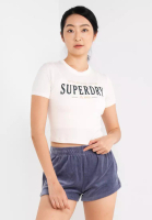 Superdry Code Graphic Embroidered Tiny T-Shirt - Superdry Code