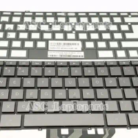 New US English QWERTY Keyboard For HP Spectre 13-ae090tu 13-ae500tu 13-ae510tu 13-ae030tu 13-ae040tu 13-ae05 BACKLIT ,Black Gray
