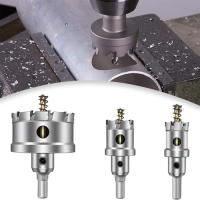 Mata Bor Pelubang Besi Holesaw Carbide Mata Bor Holesaw Untuk Stailess Baja Pembolong Besi