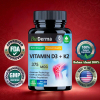 Vitamin D3 1000 IU + K2 125 mcg,60kapsul | 2-in-1 Vitamins D & K Complex | Extra Strength, Easy to S