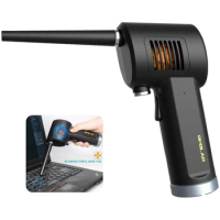 Cordless Air Duster, Electric Air Can, Replacement for Compressed Air Can &amp; Spray Duster, Can of Air for Computer Cleaning