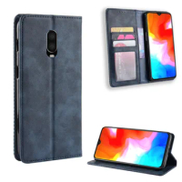 For OnePlus 6T McLaren Case OnePlus 6 T Wallet Flip Style Leather Magnet Phone Cover For OnePlus 6T One Plus 6T with Photo frame