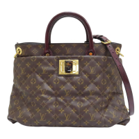 【二手名牌BRAND OFF】LOUIS VUITTON LV 路易威登 棕色 原花 帆布 Exotic GM Tote 兩用包 M40401
