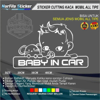 NurFila Sticker Sticker Cutting Kaca Mobil Pick Up Truck Baby In Car Reflektif Tahan Air Panas Ukura