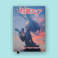 Buku Catatan Notebook Hatsune Miku1 Vocaloid Custom Nama Diary Jurnal
