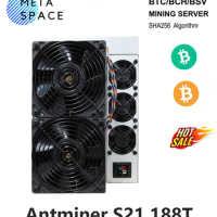 New Bitmain Antminer BTC BCH Miner Antminer 188T 3550W With PSU Best Bitcoin Miner Than Antminer S19 Pro S19 WhatsMiner M50