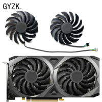 New For MSI GeForce RTX3050 3060 3060ti 3070 8GB VENTUS 2X OC Wantushi Graphics Card Replacement Fan PLD10010S12H