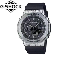 New G-SHOCK Quartz Wristwatches GM-2100GC Series Oil Stain Rock Camouflage Waterproof Men's Watch Luxury Sports Watches For Men.