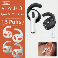 Soft Silicone Sports Earphone Cover EarHooks Earbuds Earpods Anti-Lost Ear Tips For Apple AirPods 3 Ear Hooks Holders Wings