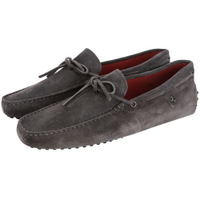 TOD S FOR FERRARI GOMMINO 麂皮豆豆休閒鞋(男鞋/咖啡灰)