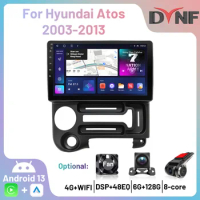 Car Radio Carplay For Hyundai Atos 2003-2013 Android Navigation Multimedia Stereo Player Head Unit Rear Camera WIFI No 2din DVD