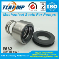 551D-12/14/16/18/20/22/24/25/28/30/32/33/35 Mechanical Seals with G6 Seats- BT-RN,VUL-CAN 12,ROTE-N R2,UNI-TEN U2,AES-SEAL T03