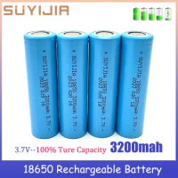 3.7V 3200mAh 18650 battery original lithium battery cells Li-ion Rechargeable Batteries actual capacity power electric tools