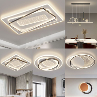 客廳燈2022年新款現代簡約大氣輕奢臥室廣東中山全屋套餐組合燈具
