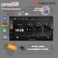 Deckless NAKAMICHI 7” inch Apple Carplay & Android Auto Head Unit Tape Mobil + Camera AHD
