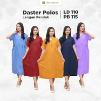 Daster Lengan Pendek Polos Rayon Premium LD 110 PB 115