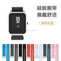100pcs 20mm Sports Silicone Wrist Strap for Xiaomi Huami Amazfit Bip BIT PACE Lite Youth Smart Watch Band Smartwatch