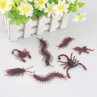 20pcs/lot Fashion Halloween Haunted House Funny Spoof Toy Simulation Centipede For Party Fun Toys