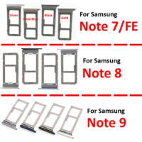 For Samsung Note 8 9 7 FE Phone New Micro SD 2 SIM Card Tray Holder Slot Part For Samsung N935 N950 N960 With Tools