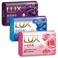 全球銷售第一! LUX 麗仕 香皂 水嫩柔膚 / 煥活冰爽 / 魅惑幽香 80g 肥皂 沐浴皂 洗手 皂 #丹丹悅生活