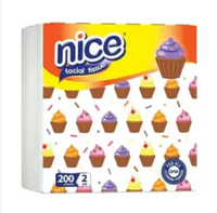 Tissue Nice Pop Up 200 Sheets 2 Ply