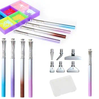 5D Diamond Painting Pen with Replace Pen Heads Cross Stitch Embroidery Nail Art Diamond Painting Accessories