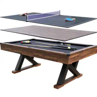 7ft 3 In 1 Combo Multi Function Game Ping Pong Table dining Table Pool Table