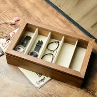 【眼鏡手錶盒】客製刻字 眼鏡盒 手錶收納盒