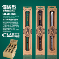 Clarke 英國Clarke 錫笛 錫口笛 經典傳統型 愛爾蘭錫哨(附羊皮笛袋 全新未拆)