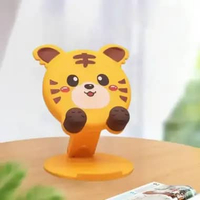 SK-C727 Stand Holder Lipat Motif Animal Karakter Lucu Folding Dekstop Dudukan Hp Multifungsi / Phone
