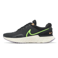 Nike 慢跑鞋 React Miler 3 男鞋 黑 綠 緩震 運動鞋 DD0490-005