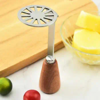 Free Standing Potato Masher Stainless Steel Potato Masher Multifunctional Stainless Steel Potato Masher with Long for Food